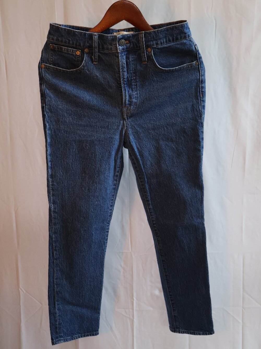 Madewell The Perfect Vintage Jean Dark Wash Jeans, Size 28
